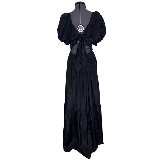 Abercrombie & Fitch The Emerson Drama Bow-Back Maxi Dress NWT - Picture 10 of 16